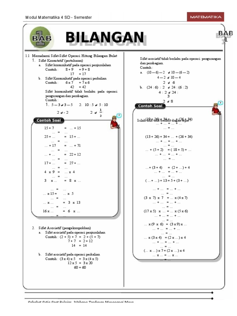 Modul Matematika SD | PDF