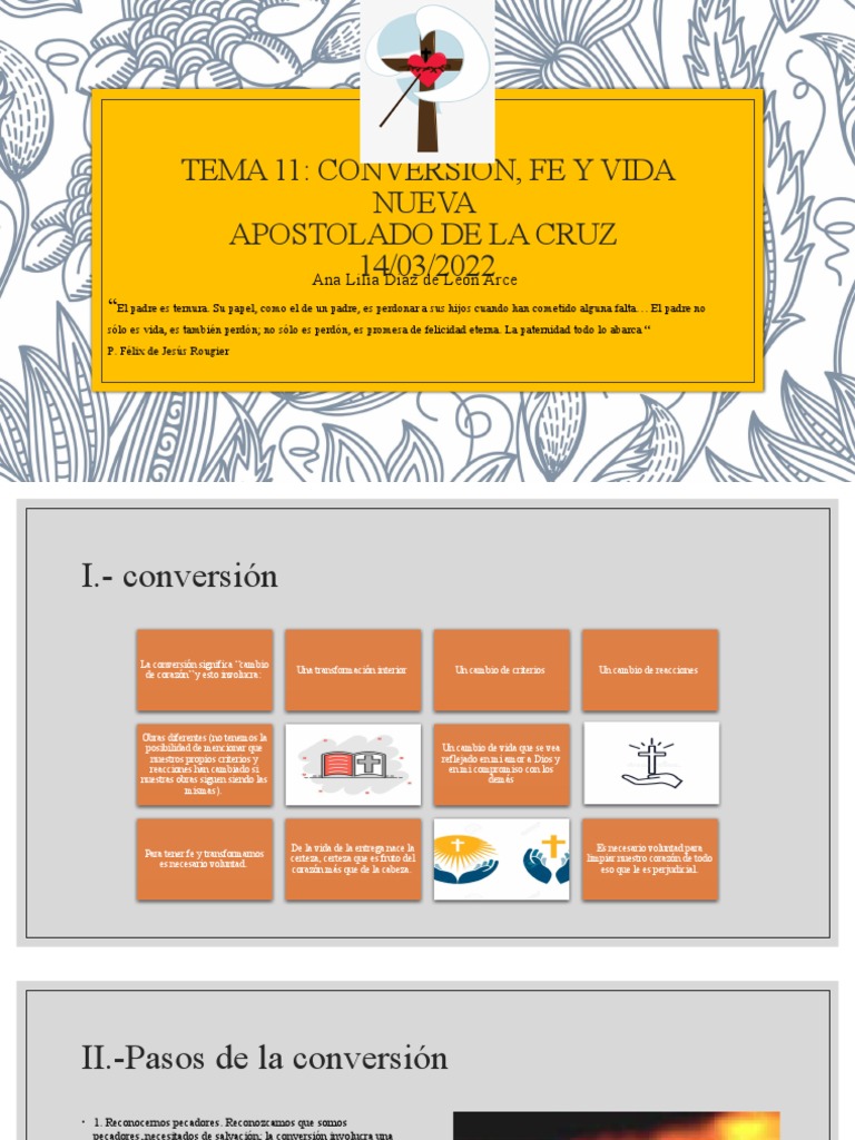 Conversión y Fe en la Vida Cristiana | PDF | Fe | espíritu Santo
