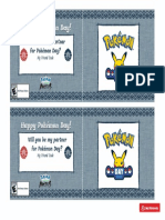PokemonDay Card 2022 MyNintendo