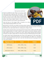 Usain Bolt Fact File