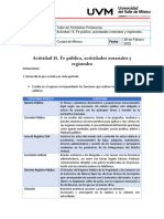 Actividad 15. Fe Pública, Actividades Notariales y Registrales.