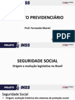 Aula 1 - Seguridade Social - Origem e Evolu o Legislativa No Brasil
