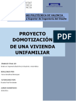 Domotizacion de Una Vivienda Unifamiliar