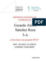 Gerardo Alexis Sánchez Reza 5-A: Medicina Basada en Evidencias