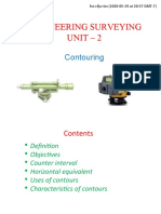 Engineering Surveying Unit - 2: Contouring