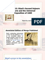 Chapter 15: Rizal's Second Sojourn in Paris and The Universal Exposition of 1889