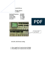 Rx. Side of MW Link Analyzer