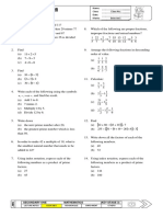 Mathematics: Name: Class: Class No.: Date: Marks: Exercise 1 Basic Mathematics