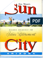 Sun City, AZ Marketing Brochure - 1950-1964 - "Del Webb's Sun City, Arizona - Designed Exclusively For Active Retirement - Plans 1-8"