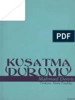 Mahmud Derviş - Kuşatma Durumu