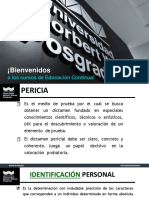 Cursos de Educación Continua sobre medios de identificación personal