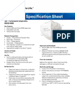 9502+N95 Particulate Respirator Spec Sheet