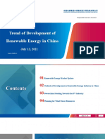3-Trend of Development of Renewable Energy in China