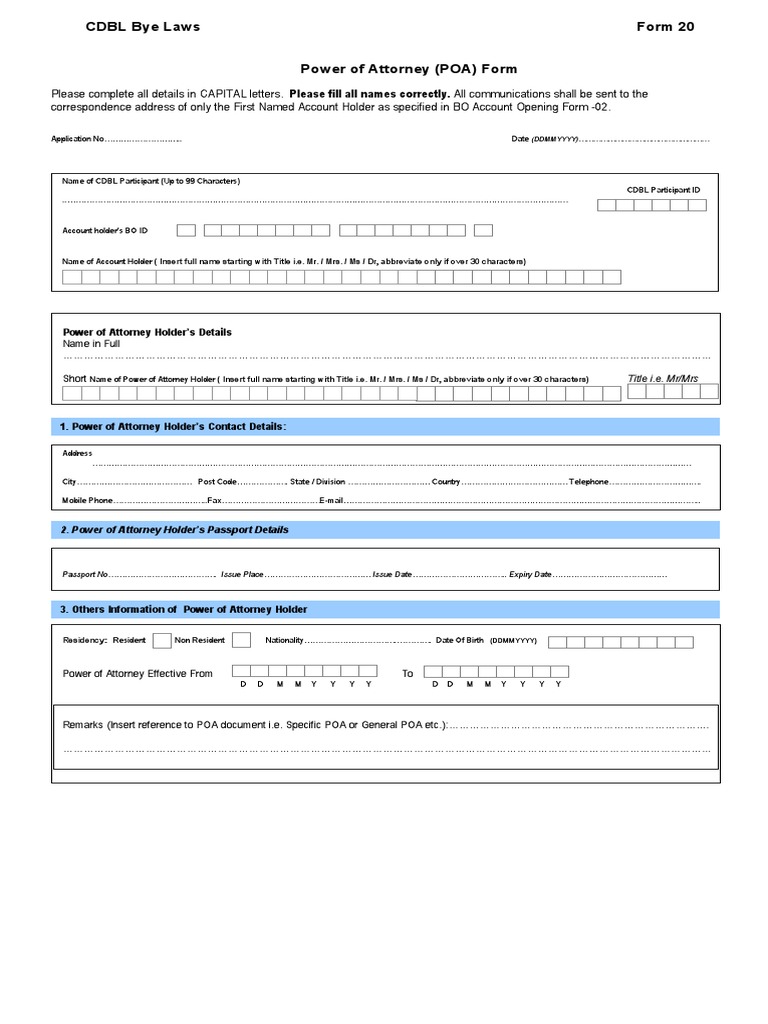 POA_Form_SSL | PDF
