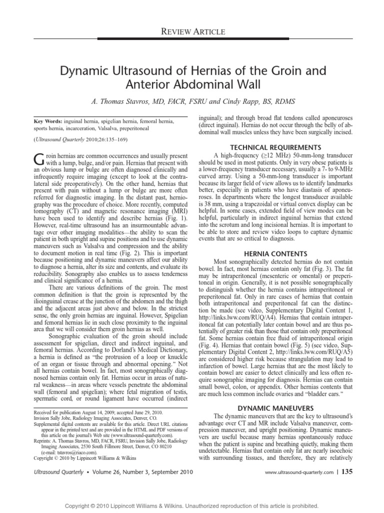 Hernias Ultrasound | PDF | Abdomen | Anatomy