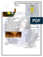 Ophtha Quiz - Lens Anatomy & Type of Cataract