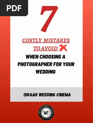 7 Costly Mistakes to avoid when choosing a photographer for your wedding