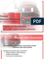 Masyarakat Islam dan Perasaan