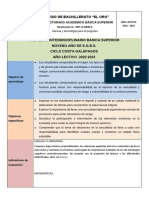 Proyecto Interdisciplinario 9no