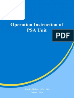 Operation Instruction of PSA Unit