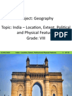 ICSE - Geog - India Location, Extent, Political - 1