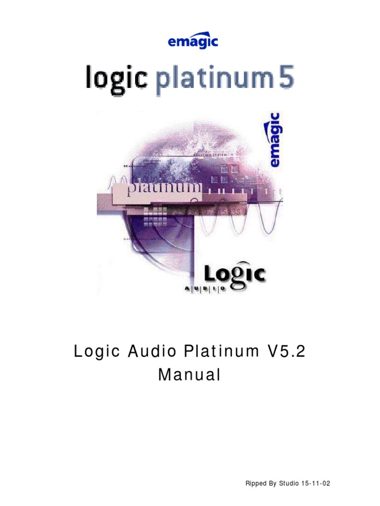 Logic Audio Platinum 5.2 Manual PDF Computer Science Sound Technology