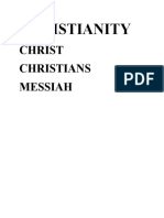 Christianity: Christ Christians Messiah