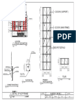 Front Elevation: 2X2X3/16 (SUPPORT)