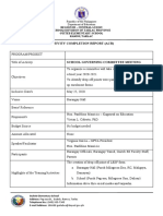 Activity Completion Report (Acr)