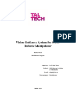 Vision Guidance System For 6-Dof Robotic Manipulator: Master Thesis Mechatronics Program