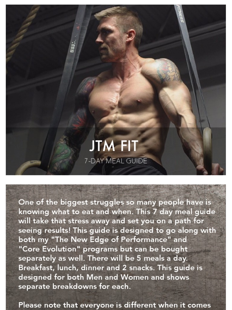 JTM Fit 7Day Meal Guide PDF Meal Vinaigrette