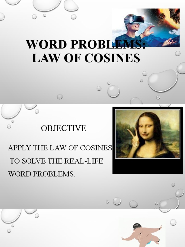 Word Problems:: Law of Cosines | PDF