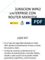 Configuracion WIFI WPA 2 Enterprise