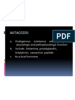 Endogenous Lipid Mediators and Their Complex Physiologic Roles