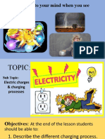 Electric Charges and Charging Processes
