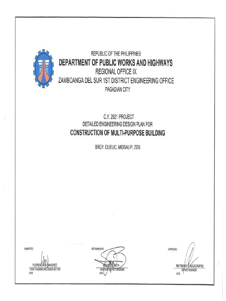 Multi-Purpose Building | PDF