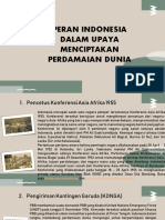 PERAN INDONESIA DALAM UPAYA PERDAMAIAN DUNIA