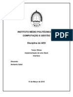 Pilhas_Adiministracao e Estrutura de Dados