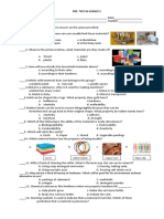 Pre-Test in Science 5
