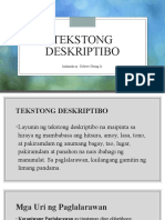 Tekstong Deskriptibo at Persuweysib