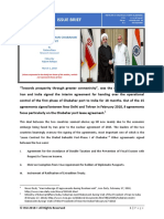 Analyzing The Indo-Iran Chabahar Agreement