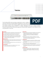 Introducing Fortigate 600F Series: Product Brochure