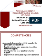 NARPAA E-Class Module 9 - Positive Behavior Support