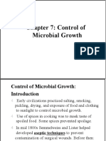 Chapter 7: Control of Microbial Growth