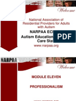 NARPAA E-Class Module 11 - Professionalism