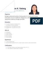 Angel Grace A. Salang: Objective