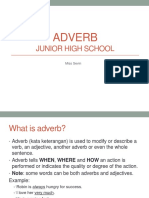 Adverb: Junior High School