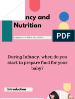 Infancy and Nutrition - Fe Ann Villafuerte