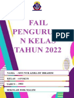 Fail Pengurusan Kelas 2022