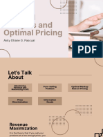 Demand Analysis and Optimal Pricing (Part II)